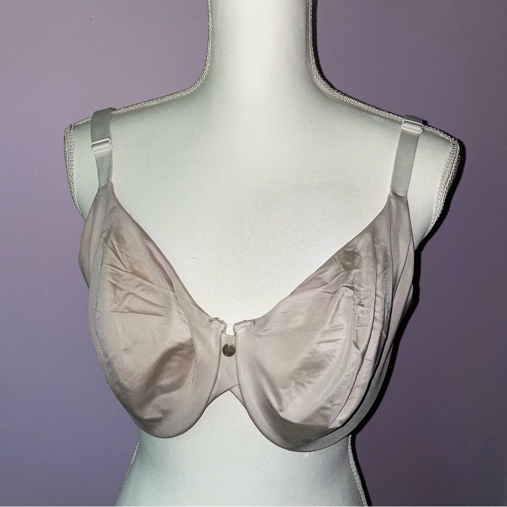 Cacique Size 40DD Balconette Bra Unlined Underwire Cream Nude
